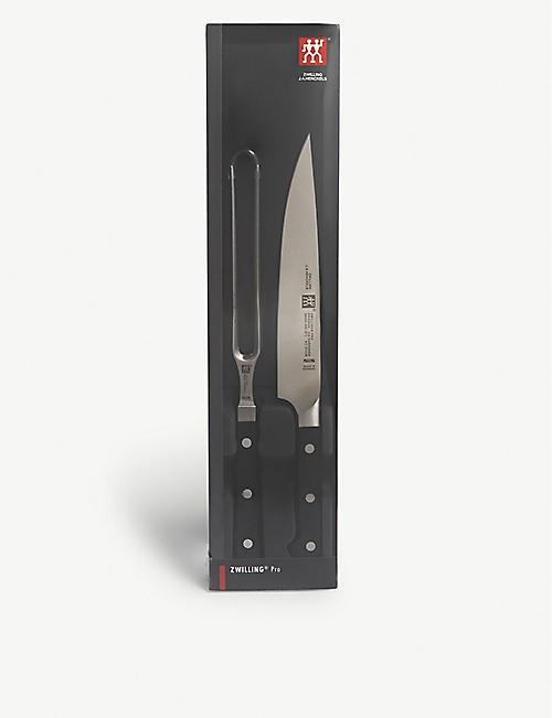 ZWILLING J.A HENCKELS: Pro chef’s knife and meat fork set