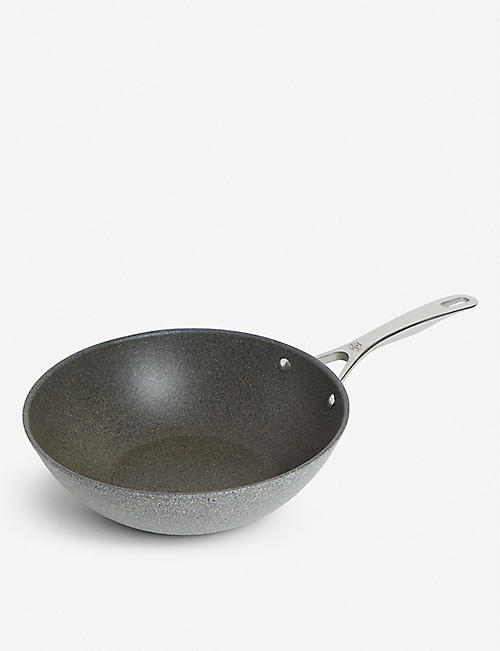 BALLARINI: Salina aluminium and stainless-steel wok 30cm