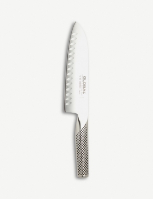 Global G-80 Santoku Knife Fluted 18cm