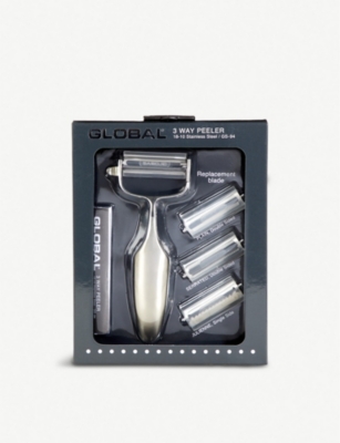 GLOBAL: GS-94 3-Way stainless steel vegetable peeler