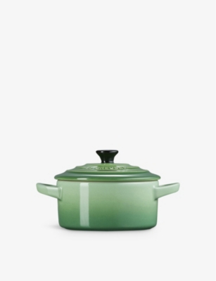 Shop Le Creuset Stoneware Petite Casserole Dish 10cm In Green