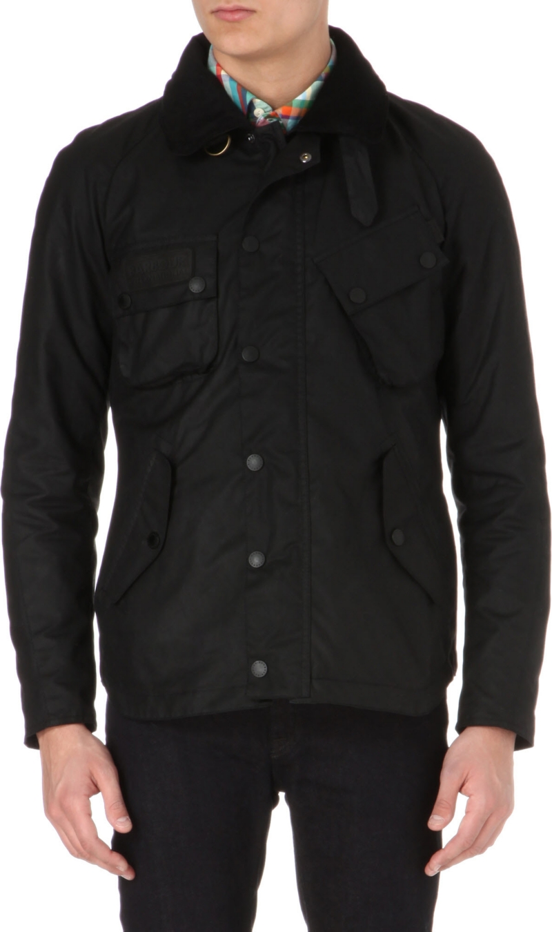 BARBOUR   Pelton waxed cotton jacket