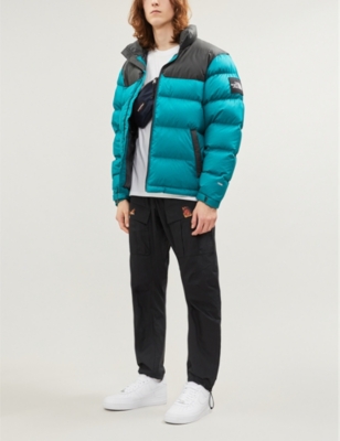 the north face 1992 nuptse jacket in everglade green