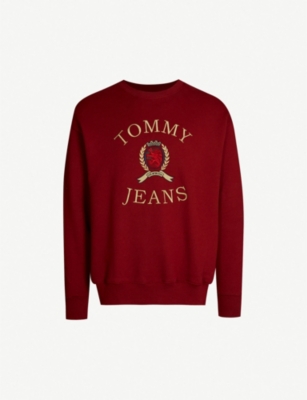 tommy jeans capsule crest logo sweatshirt