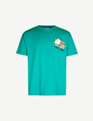 green tommy jeans t shirt