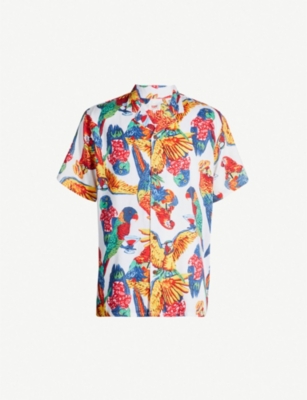 levi's parrot shirt