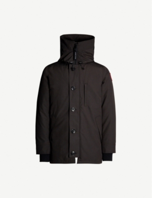 chateau shell hooded down parka