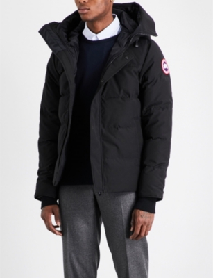 macmillan quilted shell hooded down parka