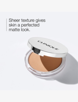 Clinique Stay-matte Sheer Pressed Powder 7.6g In Stay Honey Wheat