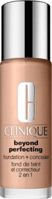 Shop Clinique Beyond Perfecting Foundation And Concealer In Shade 02