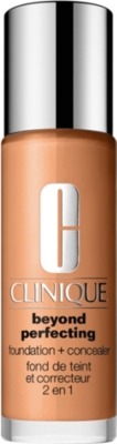Shop Clinique Beyond Perfecting Foundation And Concealer In Shade 21