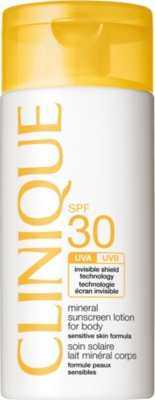 clinique mineral body sunscreen