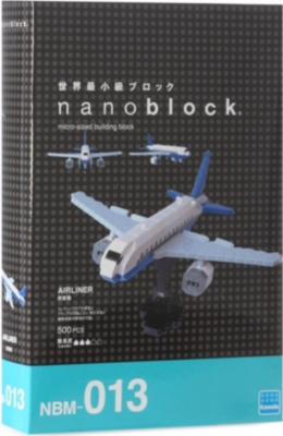 Construction Building Toys Nanoblock Airliner Kawada Nbm 013 Air Plane 500pcs Yogarmony Gr