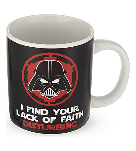 HALF MOON BAY   Darth Vader Lack Of Faith mug