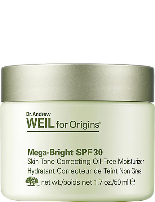 ORIGINS: Mega-Bright SPF30 Skin Tone Correcting Oil-Free Moisturiser