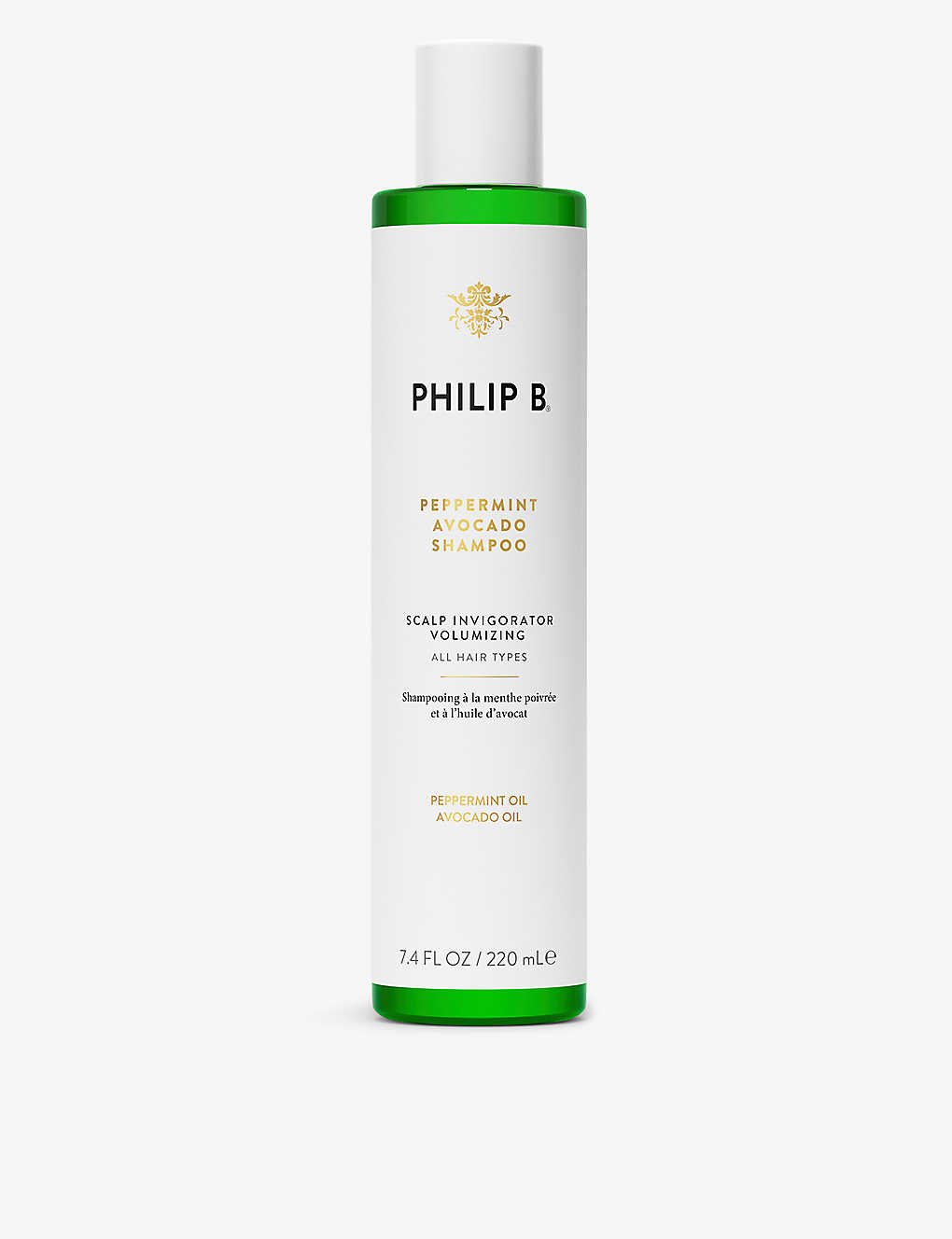 Shop Philip B Peppermint And Avocado Volumizing & Clarifying Shampoo In Na