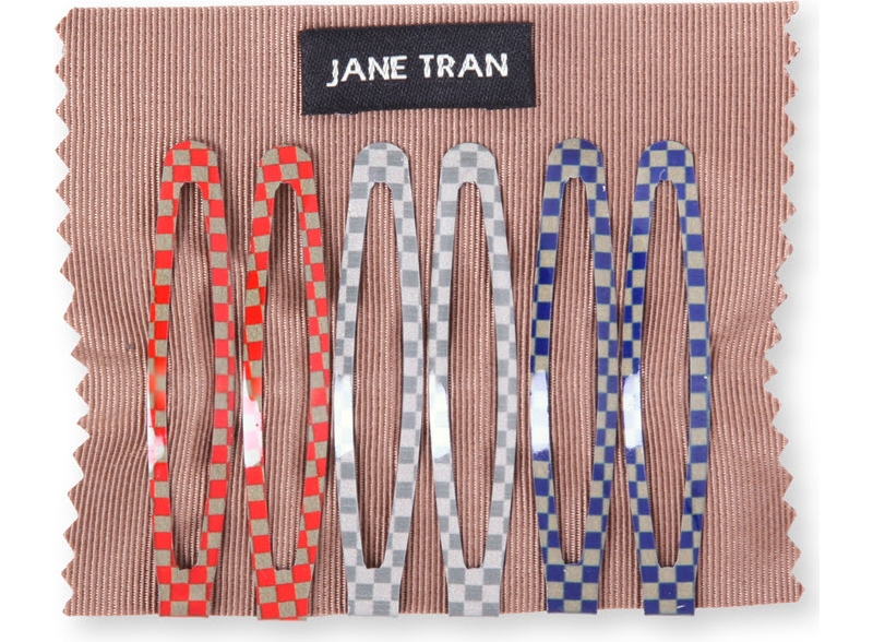 JANE TRAN   Checker Board clip set