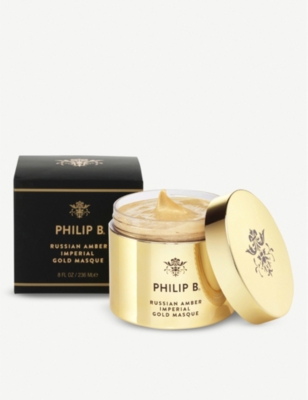 Shop Philip B Russian Amber Imperial Gold Hair Masque 236ml