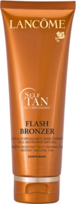 LANCOME - Flash Bronzer self-tanning body gel 125ml | Selfridges.com