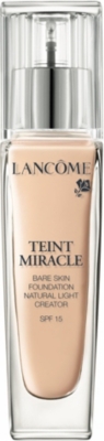Lancôme Lancome 2 Teint Miracle Bare Skin Perfection Foundation Spf 15 In 02