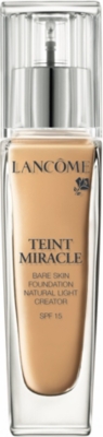 Lancôme Lancome 55 Teint Miracle Bare Skin Perfection Foundation Spf 15 In 055