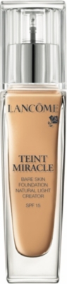 Lancôme Lancome 5 Teint Miracle Bare Skin Perfection Foundation Spf 15