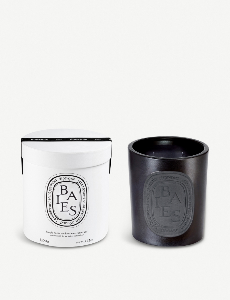 DIPTYQUE   Baies noir large candle indoor and outdoor edition 1500g