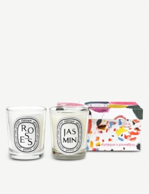 DIPTYQUE Rose and Jasmine scented candle set of two