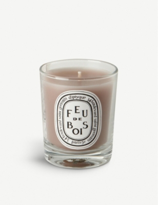 DIPTYQUE - Feu de Bois mini scented candle | Selfridges.com