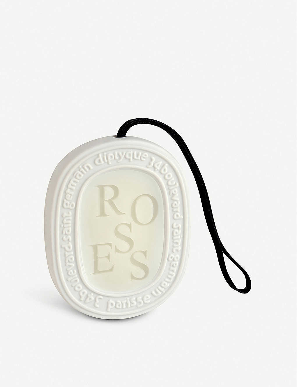 Shop Diptyque Ceramic Floral Roses Scented Oval For Up To Three Months In Na