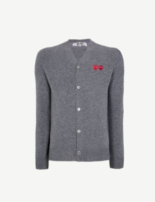 comme des garcons play cardigan