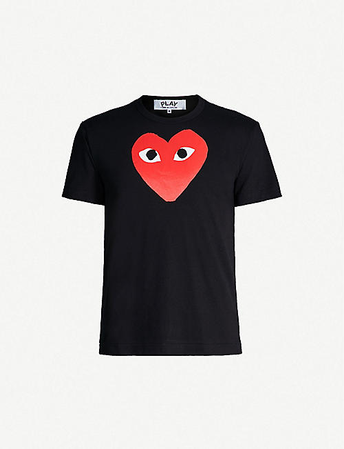 COMME DES GARCONS PLAY: play heart cotton t-shirt