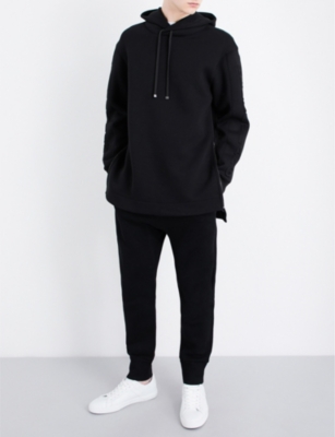 HELMUT LANG Logo-embossed stretch-jersey hoody