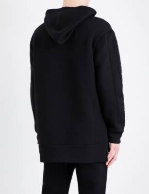 HELMUT LANG Logo-embossed stretch-jersey hoody