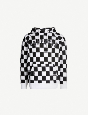 trapstar chequered hoodie