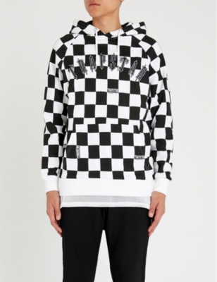 trapstar chequered hoodie