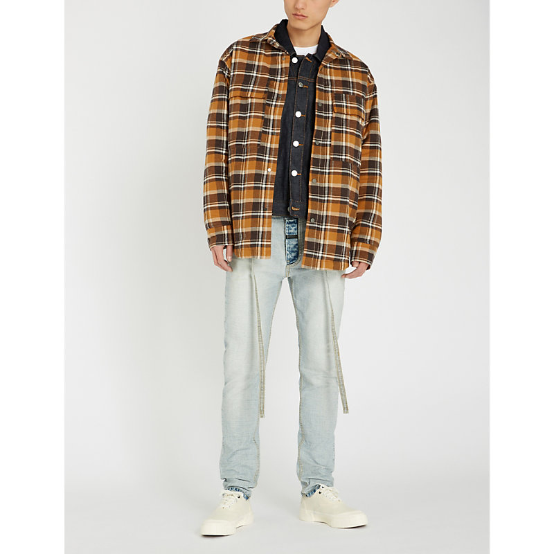 FEAR OF GOD SIXTH COLLECTION CHECKED PADDED COTTON-FLANNEL JACKET