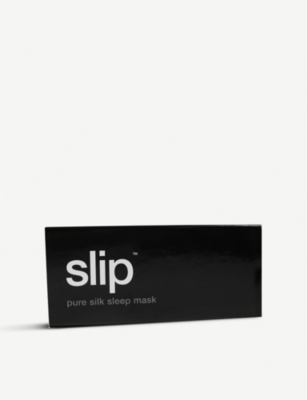Slip Elasticated Sleep Mask In Black