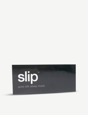 Slip Charcoal Silk Sleep Mask In Charcoal