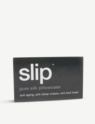 Slip Charcoal Queen Silk Pillowcase 51cm X 76cm In Charcoal