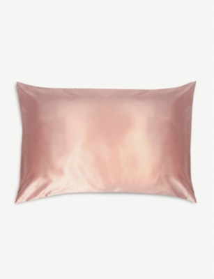 Slip Queen Silk Pillowcase 51cm X 76cm In Pink