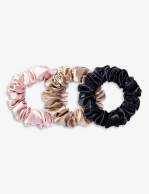 SLIP: Slip silk scrunchies pack of three