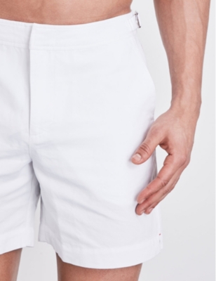 ORLEBAR BROWN Bulldog linen and cotton-blend shorts