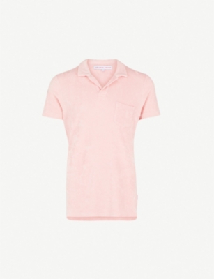 towelling polo shirt