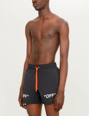 off white swim short