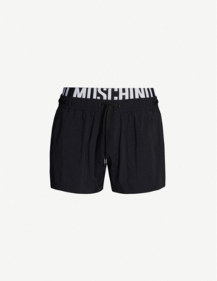 moschino swim shorts black