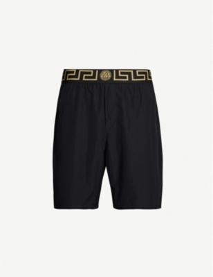 versace swim shorts black