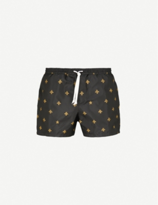 gucci bee swim shorts