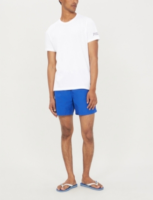 Polo Ralph Lauren Stretch Fabric Swim Shorts In Rugby Royal (blue)
