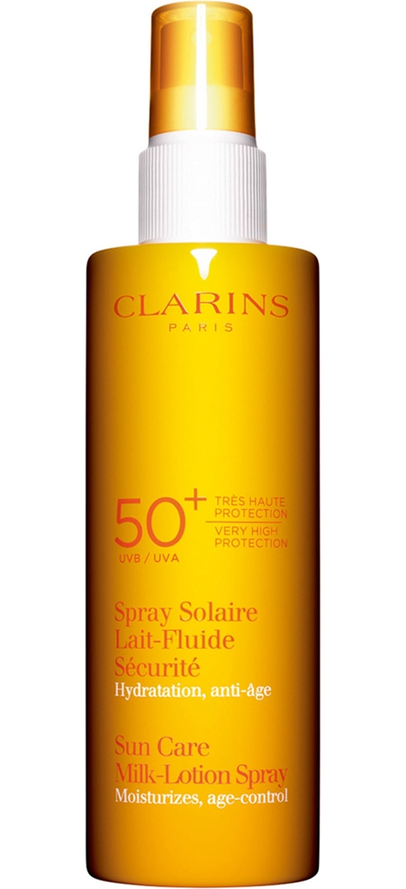 CLARINS   Sunscreen Care Milk Lotion Spray Very High Protection UVB/UVA 50+ 150ml